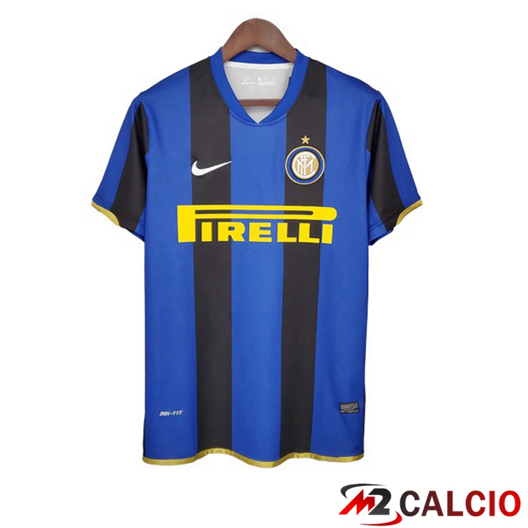 Maglie Calcio Personalizzate,Tute Calcio Squadre,Maglia Nazionale Italiana Calcio | Maglie Calcio Inter Milan Retro Prima Blu 2008-2009