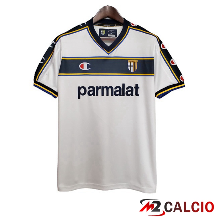 Maglie Calcio Personalizzate,Tute Calcio Squadre,Maglia Nazionale Italiana Calcio | Maglie Calcio Parma Calcio Retro Seconda Bianco 1995-1997