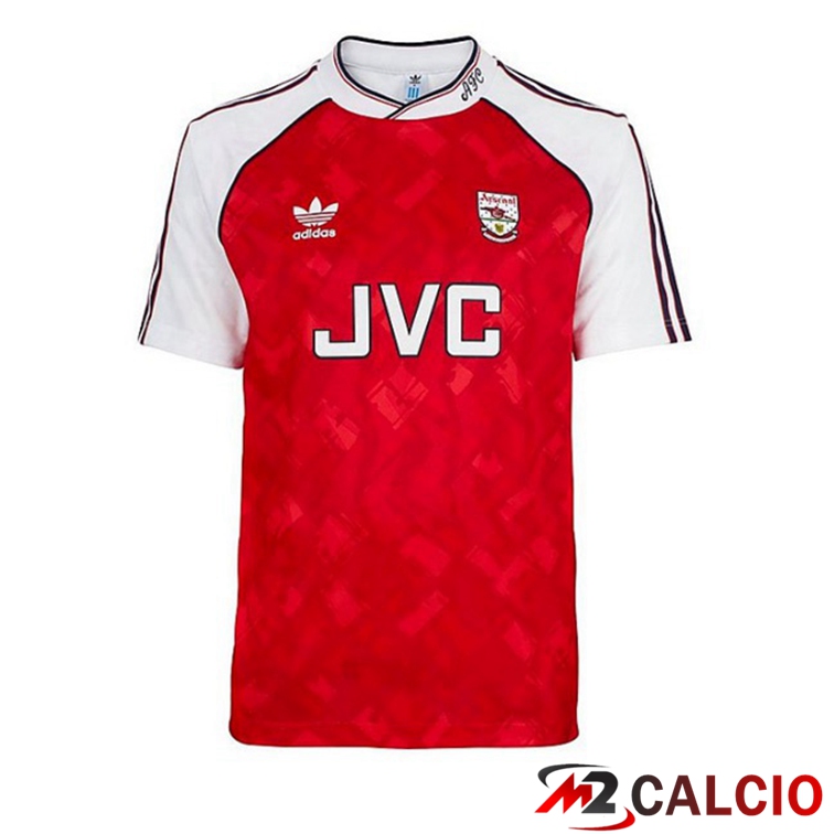 Maglie Calcio Personalizzate,Tute Calcio Squadre,Maglia Nazionale Italiana Calcio | Maglie Calcio FC Arsenal Retro Prima Rosso 1990-1992