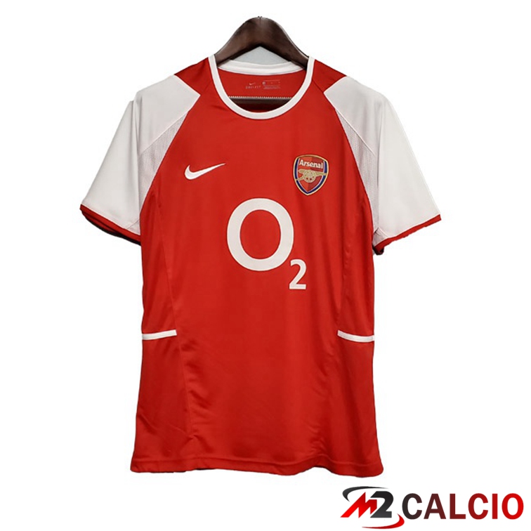 Maglie Calcio Personalizzate,Tute Calcio Squadre,Maglia Nazionale Italiana Calcio | Maglie Calcio FC Arsenal Retro Prima Rosso 2002-2004