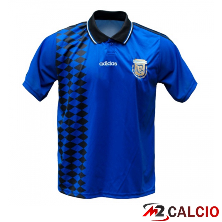 Maglie Calcio Personalizzate,Tute Calcio Squadre,Maglia Nazionale Italiana Calcio | Maglie Calcio Coppa del Mondo Argentina Retro Seconda Blu 1994