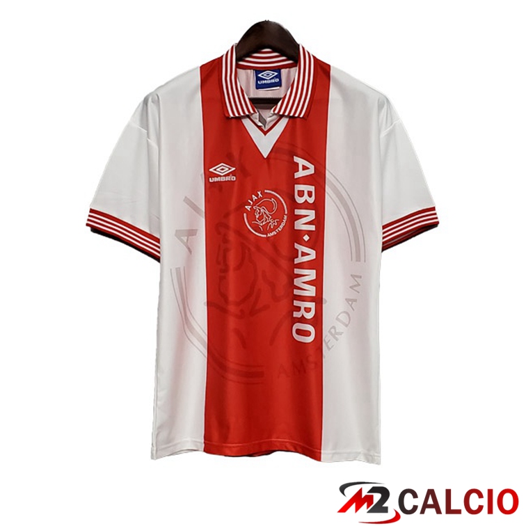 Maglie Calcio Personalizzate,Tute Calcio Squadre,Maglia Nazionale Italiana Calcio | Maglie Calcio AFC Ajax Retro Prima Rosso 1995-1996