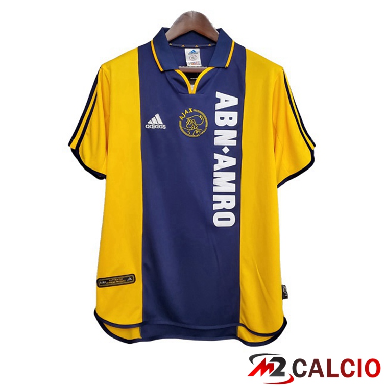 Maglie Calcio Personalizzate,Tute Calcio Squadre,Maglia Nazionale Italiana Calcio | Maglie Calcio AFC Ajax Retro Seconda Blu 2000-2001