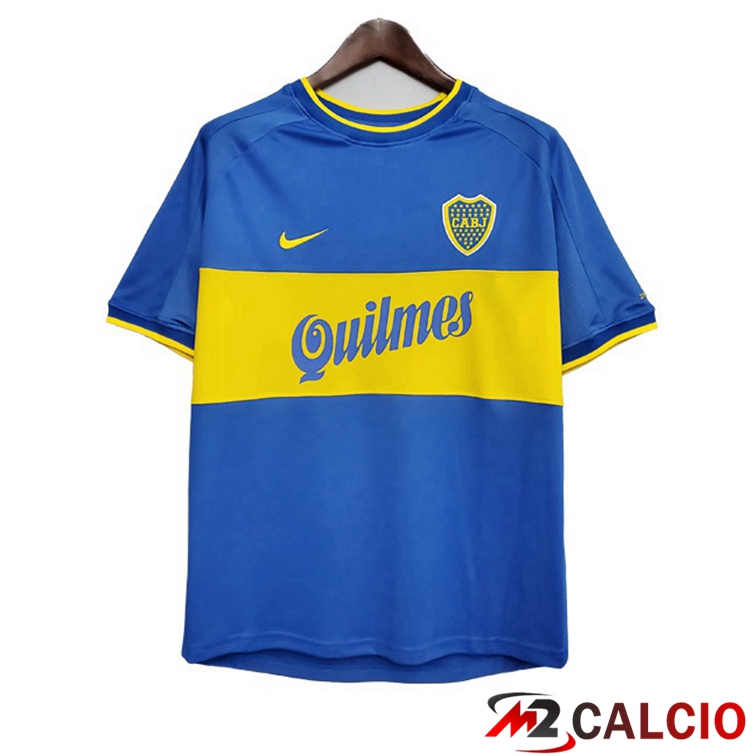 Maglie Calcio Personalizzate,Tute Calcio Squadre,Maglia Nazionale Italiana Calcio | Maglie Calcio Boca Juniors Retro Prima Blu 1999-2000