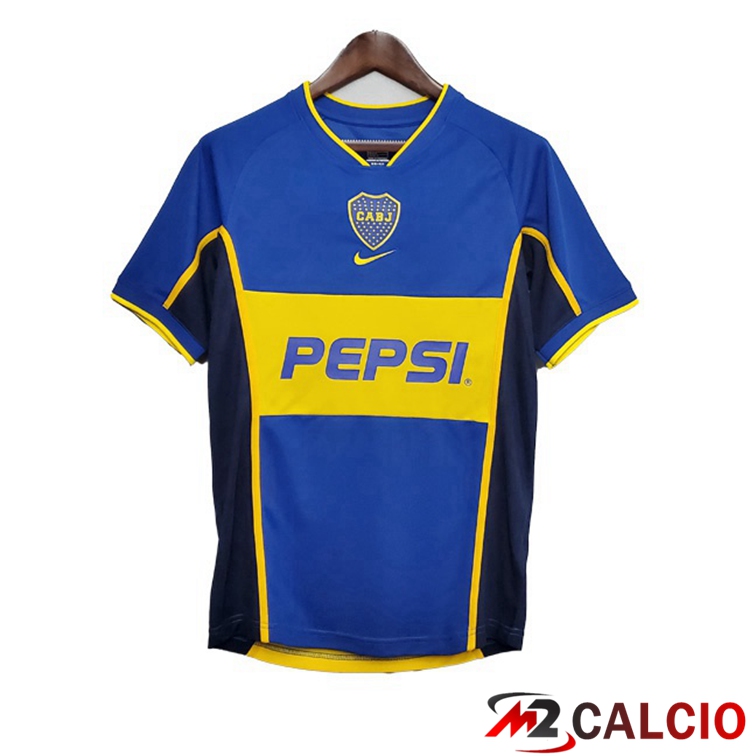 Maglie Calcio Personalizzate,Tute Calcio Squadre,Maglia Nazionale Italiana Calcio | Maglie Calcio Boca Juniors Retro Prima Blu 2002