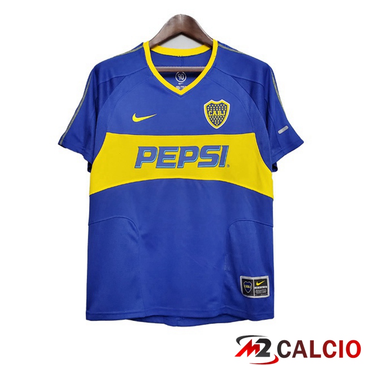 Maglie Calcio Personalizzate,Tute Calcio Squadre,Maglia Nazionale Italiana Calcio | Maglie Calcio Boca Juniors Retro Prima Blu 2003-2004