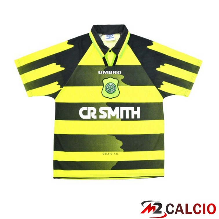 Maglie Calcio Personalizzate,Tute Calcio Squadre,Maglia Nazionale Italiana Calcio | Maglie Calcio Celtic FC Retro Seconda Giallo 1996-1997
