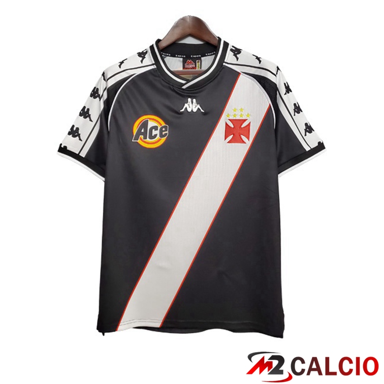 Maglie Calcio CR Vasco da Gama Retro Prima Nero 2000