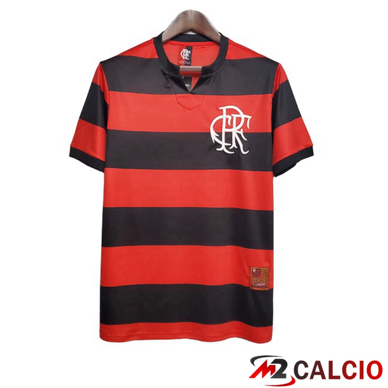 Maglie Calcio Personalizzate,Tute Calcio Squadre,Maglia Nazionale Italiana Calcio | Maglie Calcio Flamengo Retro Prima Rosso Nero 1978-1979
