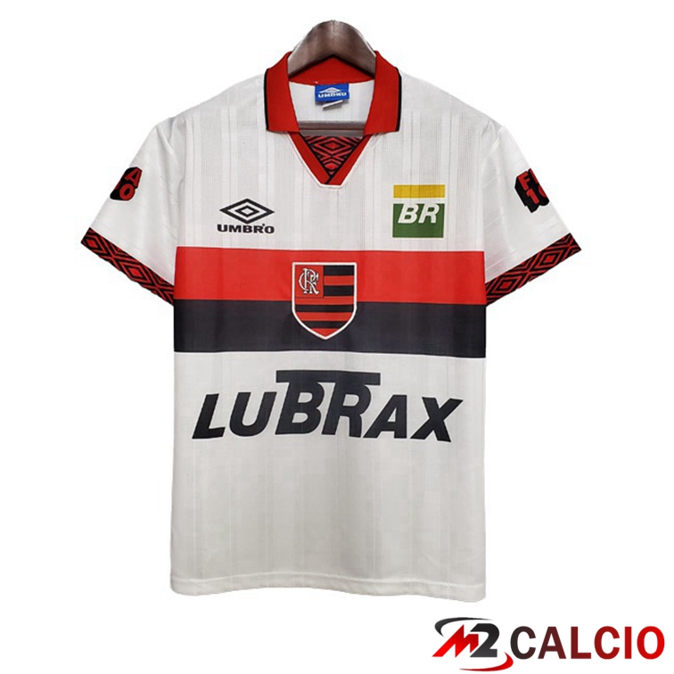 Maglie Calcio Personalizzate,Tute Calcio Squadre,Maglia Nazionale Italiana Calcio | Maglie Calcio 100-Years Retro Seconda Bianco Flamengo