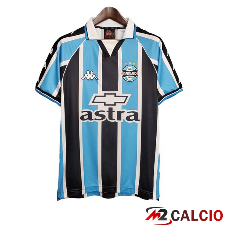 Maglie Calcio Gremio Retro Prima Blu Nero 2000