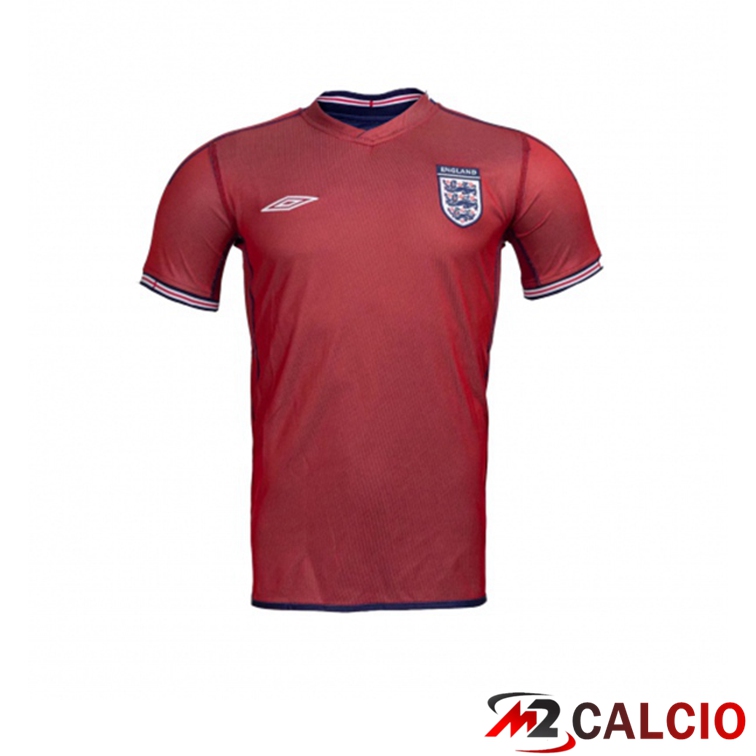 Maglie Calcio Personalizzate,Tute Calcio Squadre,Maglia Nazionale Italiana Calcio | Maglie Calcio Inghilterra Retro Seconda Rosso 2002