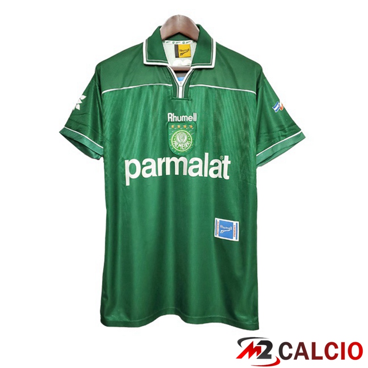 Maglie Calcio Personalizzate,Tute Calcio Squadre,Maglia Nazionale Italiana Calcio | Maglie Calcio Palmeiras 110-Yeas Retro Verde