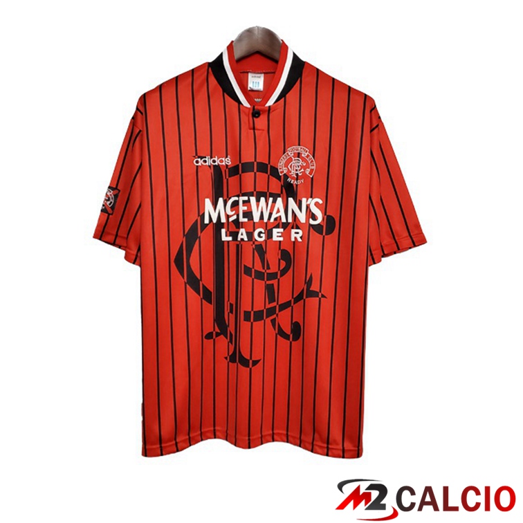 Maglie Calcio Personalizzate,Tute Calcio Squadre,Maglia Nazionale Italiana Calcio | Maglie Calcio Rangers FC Retro Seconda Rosso 1994-1995