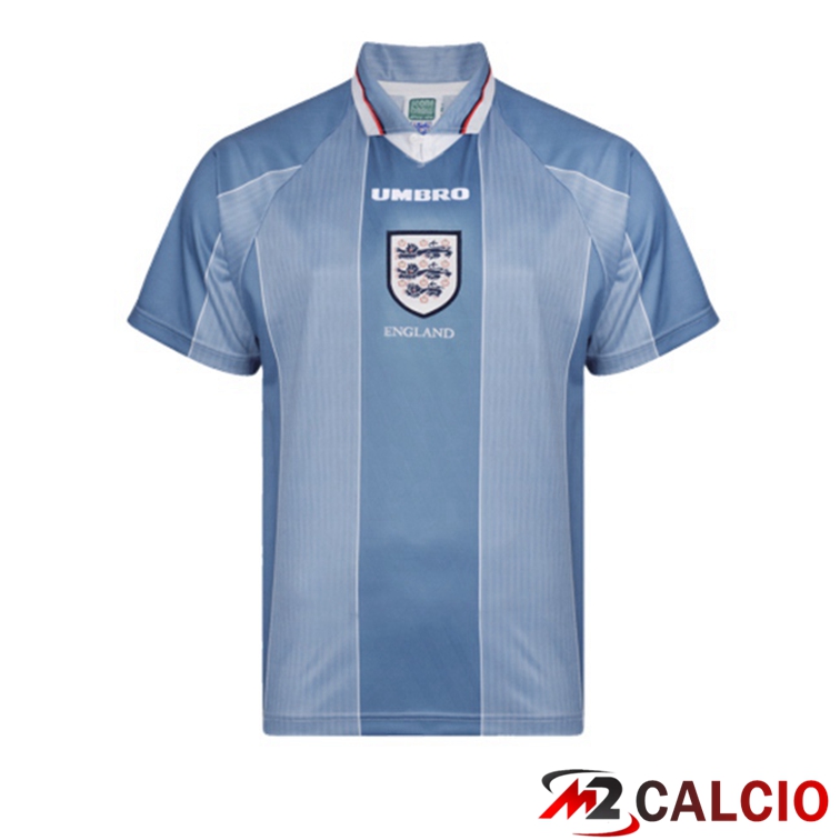 Maglie Calcio Personalizzate,Tute Calcio Squadre,Maglia Nazionale Italiana Calcio | Maglie Calcio Inghilterra Retro Seconda Blu 1996