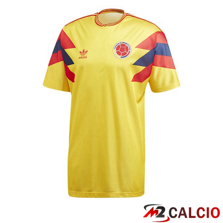 Maglie Calcio Colombia Retro Prima Giallo 1990