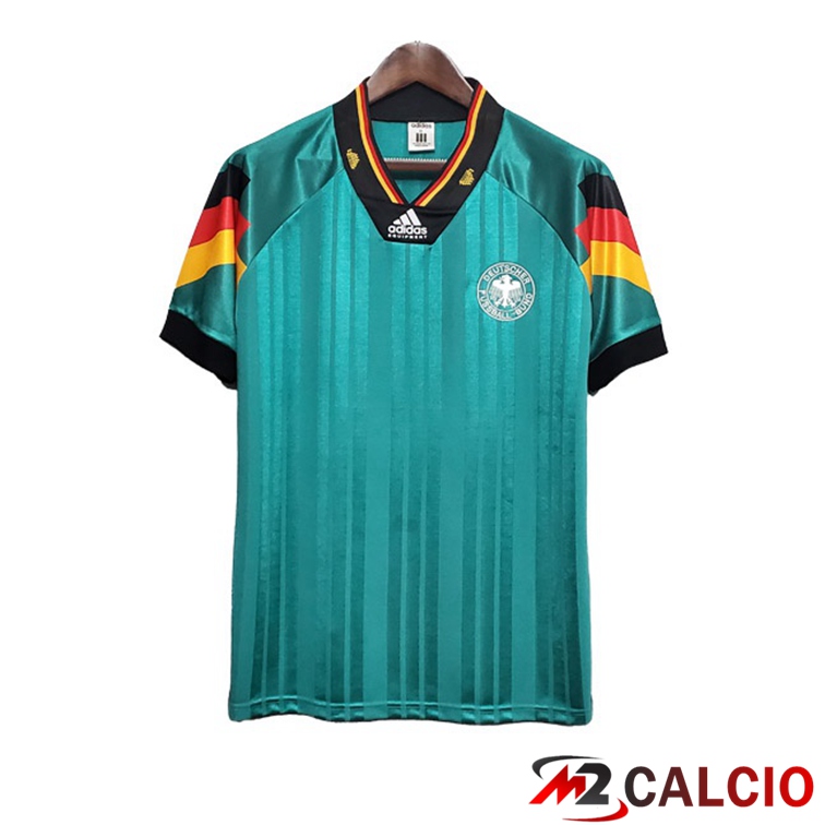 Maglie Calcio Personalizzate,Tute Calcio Squadre,Maglia Nazionale Italiana Calcio | Maglie Calcio Germania Retro Seconda Verde 1992