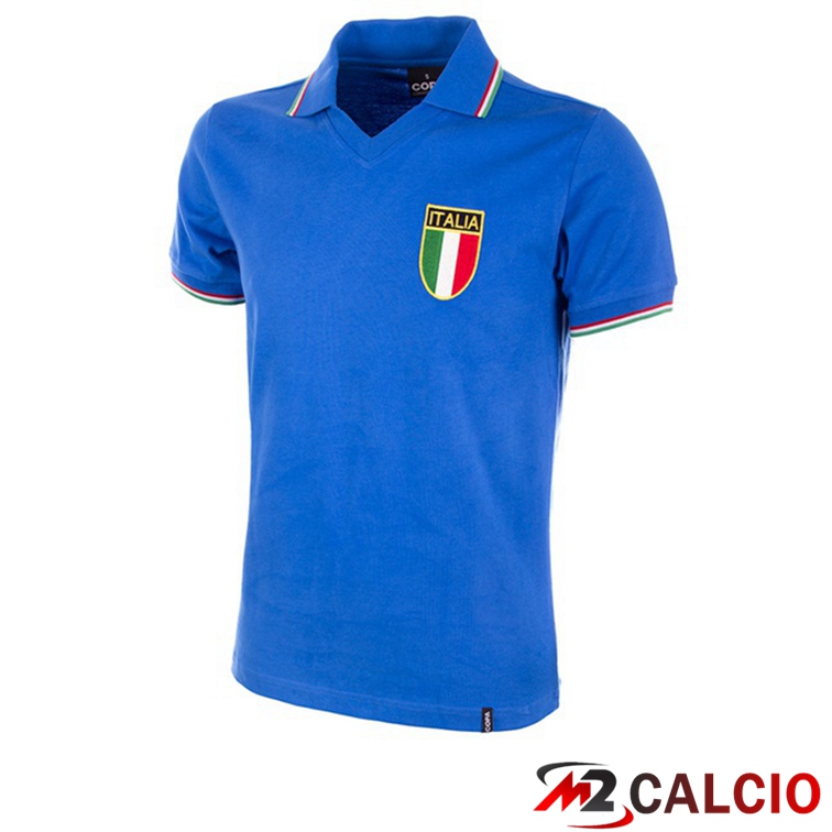 Maglie Calcio Personalizzate,Tute Calcio Squadre,Maglia Nazionale Italiana Calcio | Maglie Calcio Italia Retro Prima Blu 1982