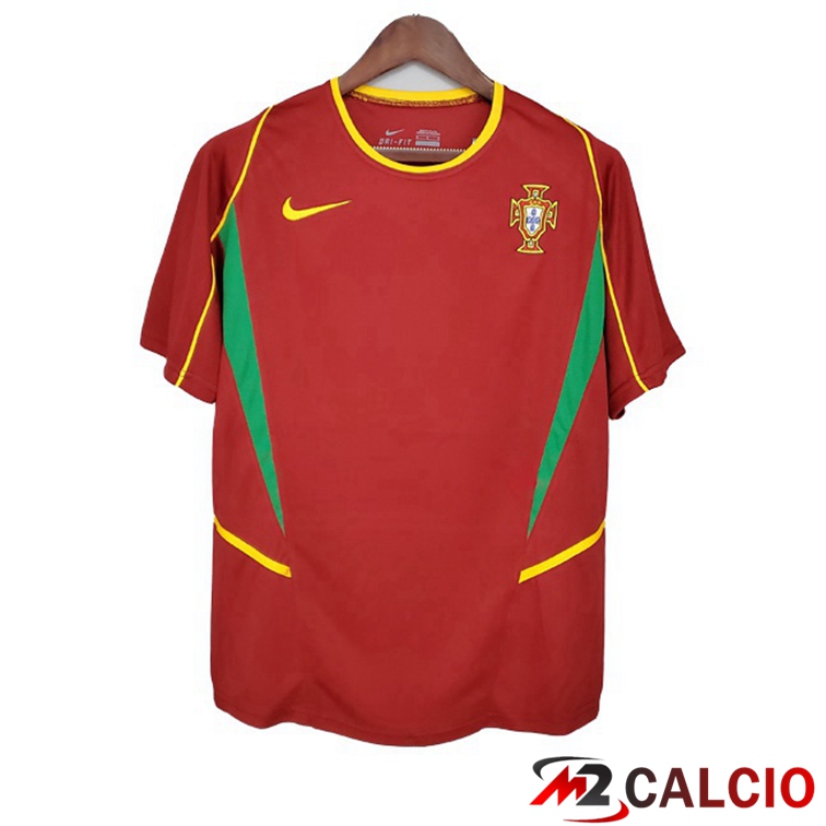 Maglie Calcio Personalizzate,Tute Calcio Squadre,Maglia Nazionale Italiana Calcio | Maglie Calcio Portogallo Retro Prima Rosso 2002