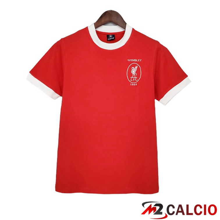 Maglie Calcio Personalizzate,Tute Calcio Squadre,Maglia Nazionale Italiana Calcio | Maglie Calcio FC Liverpool Retro Prima Rosso 1965