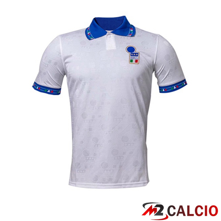 Maglie Calcio Personalizzate,Tute Calcio Squadre,Maglia Nazionale Italiana Calcio | Maglie Calcio Coppa del Mondo Italia Retro Seconda Bianco 1994