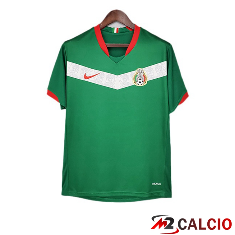 Maglie Calcio Personalizzate,Tute Calcio Squadre,Maglia Nazionale Italiana Calcio | Maglie Calcio Messico Retro Prima Verde 2006
