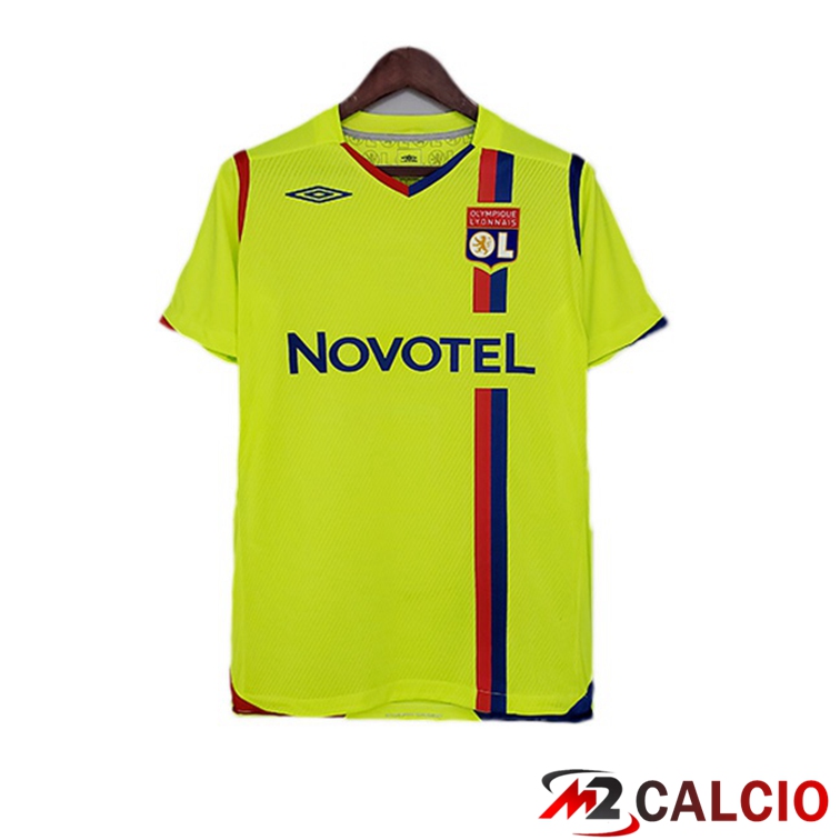 Maglie Calcio Lyon OL Retro Seconda Giallo 2008-2009