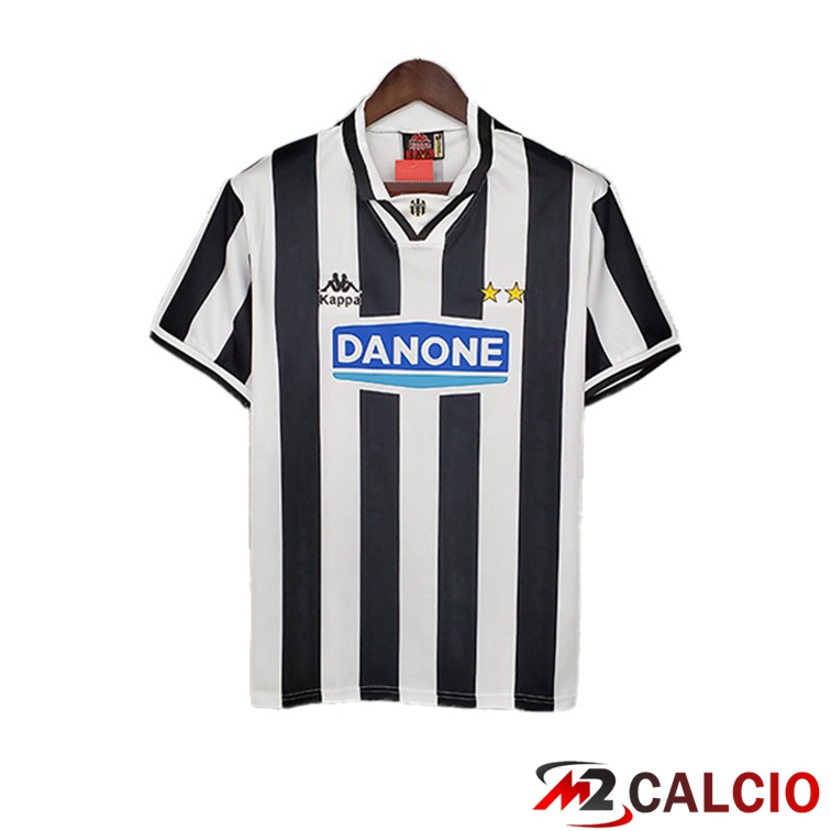 Maglie Calcio Personalizzate,Tute Calcio Squadre,Maglia Nazionale Italiana Calcio | Maglie Calcio Juventus Retro Prima Nero Bianco 1994-1995