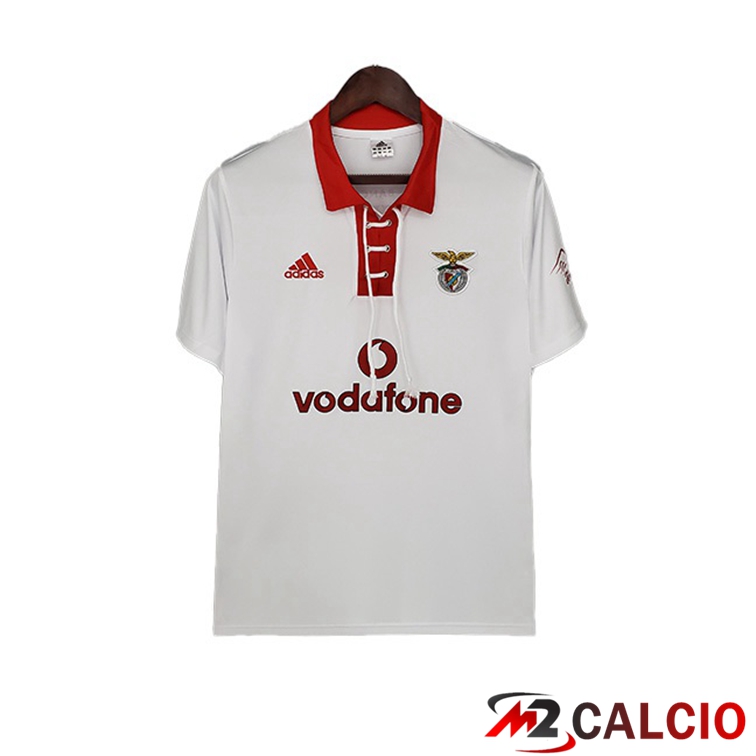 Maglie Calcio Personalizzate,Tute Calcio Squadre,Maglia Nazionale Italiana Calcio | Maglie Calcio S.L Benfica Retro Seconda Bianco 2004-2005