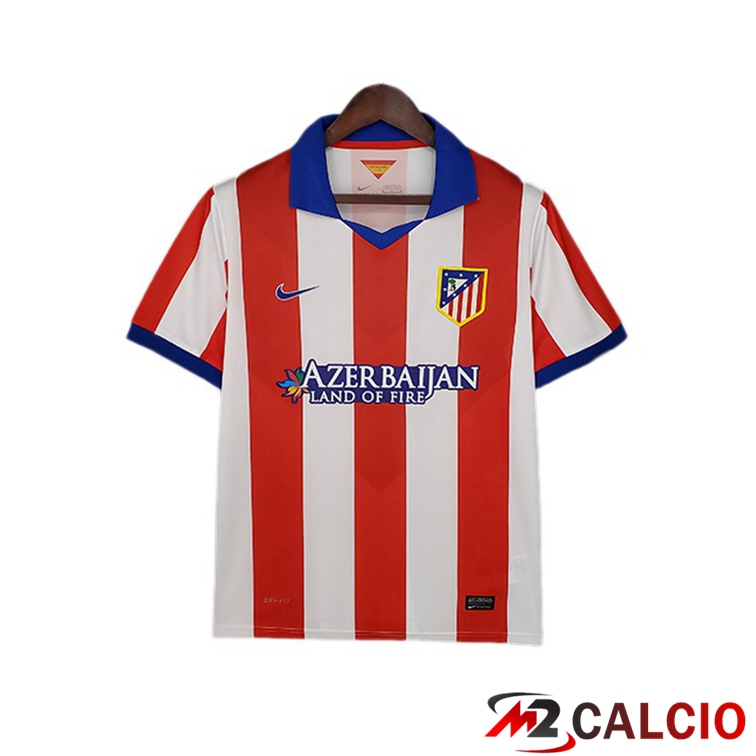 Maglie Calcio Personalizzate,Tute Calcio Squadre,Maglia Nazionale Italiana Calcio | Maglie Calcio Atletico Madrid Retro Prima Rosso Bianco 2014-2015
