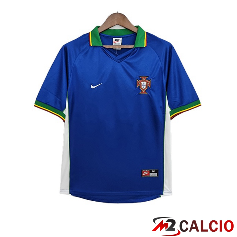Maglie Calcio Personalizzate,Tute Calcio Squadre,Maglia Nazionale Italiana Calcio | Maglia Portogallo Storica Blu 1998
