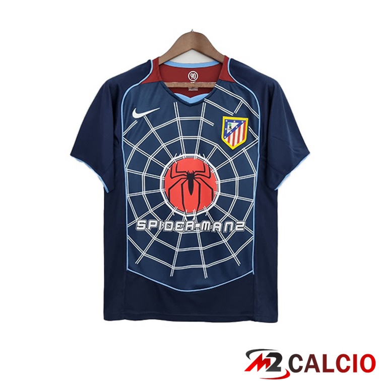Maglie Calcio Personalizzate,Tute Calcio Squadre,Maglia Nazionale Italiana Calcio | Maglia Atletico Madrid Storica Blu 2004-2005