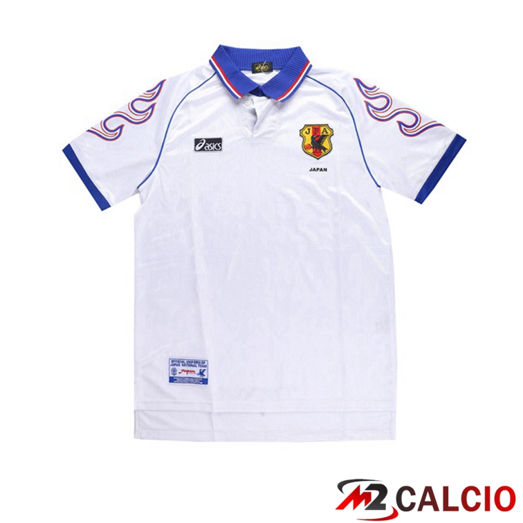Maglie Calcio Personalizzate,Tute Calcio Squadre,Maglia Nazionale Italiana Calcio | Maglie Calcio Coppa del Mondo Giappone Retro Seconda Bianco 1998