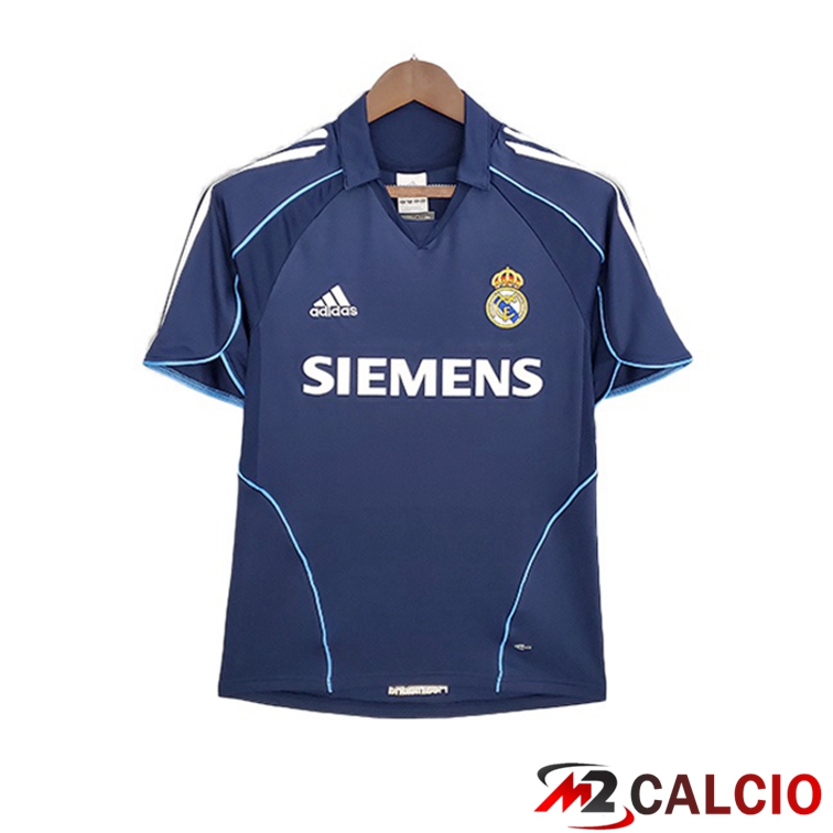 Maglie Calcio Personalizzate,Tute Calcio Squadre,Maglia Nazionale Italiana Calcio | Maglia Real Madrid Storica Blu 2005-2006