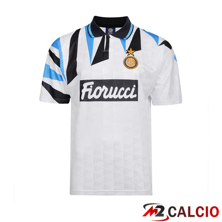 Maglie Calcio Personalizzate,Tute Calcio Squadre,Maglia Nazionale Italiana Calcio | Maglia Inter Milan Storica Bianco 1992-1993