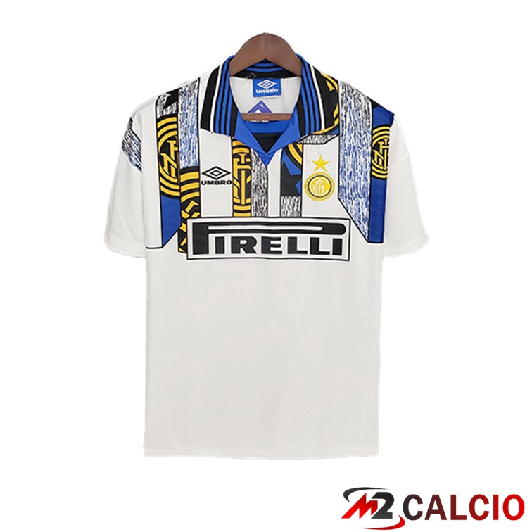 Maglie Calcio Personalizzate,Tute Calcio Squadre,Maglia Nazionale Italiana Calcio | Maglia Inter Milan Storica Bianco 1996-1997