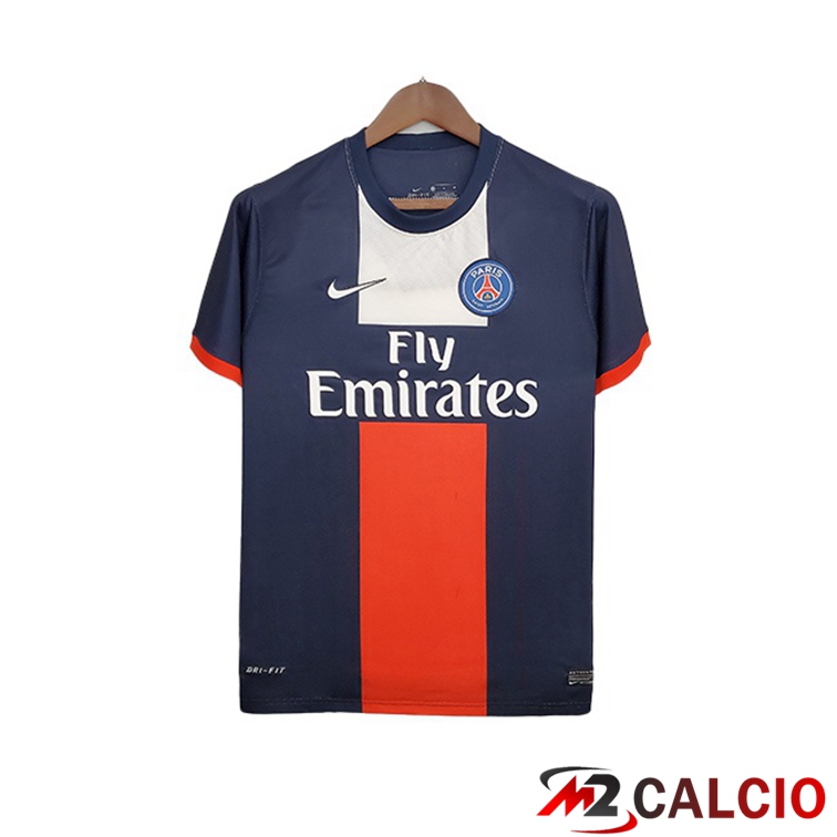 Maglie Calcio Personalizzate,Tute Calcio Squadre,Maglia Nazionale Italiana Calcio | Maglia Paris PSG Retro Prima Blu Royal2 013-2014