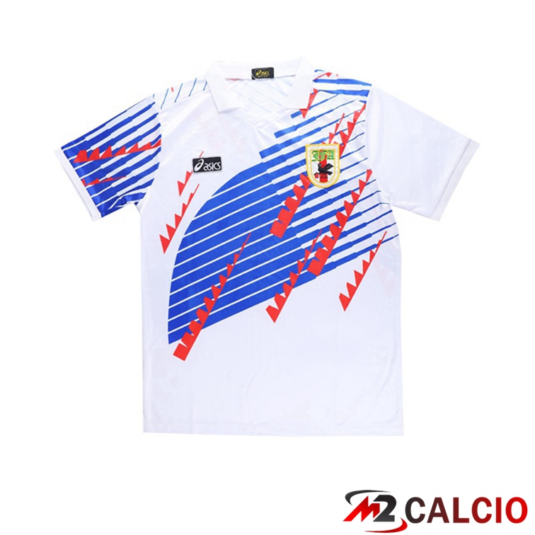 Maglie Calcio Personalizzate,Tute Calcio Squadre,Maglia Nazionale Italiana Calcio | Maglie Calcio Coppa del Mondo Giappone Retro Seconda Bianco 1994