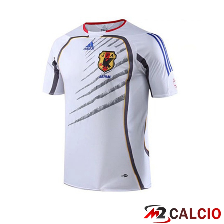 Maglie Calcio Personalizzate,Tute Calcio Squadre,Maglia Nazionale Italiana Calcio | Maglie Calcio Coppa del Mondo Giappone Retro Seconda Bianco 2006