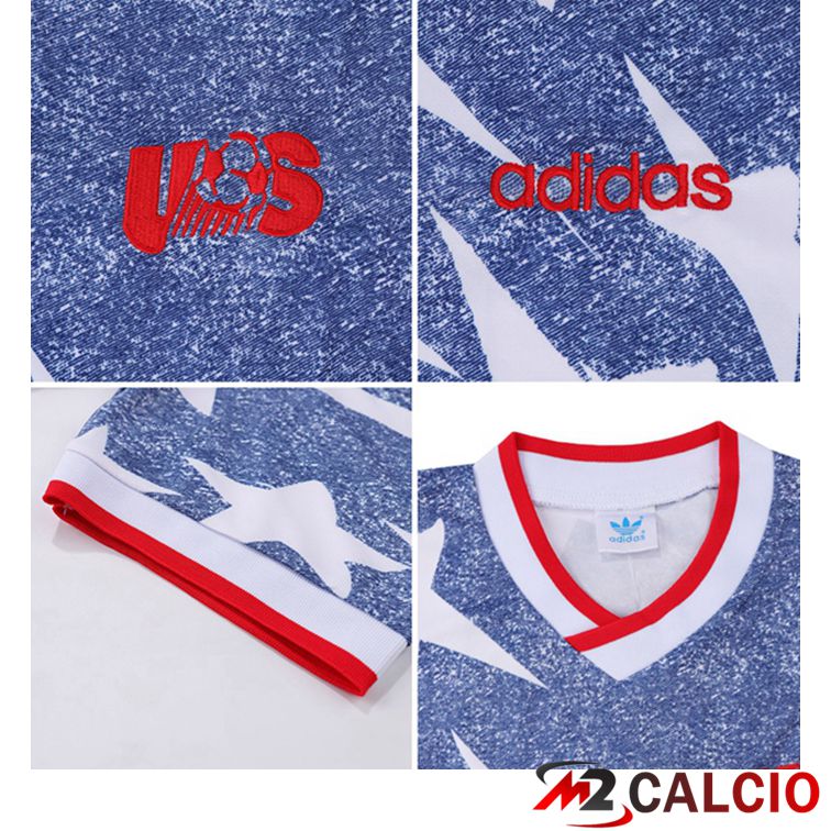 Maglie Calcio Coppa del Mondo USA Retro Seconda Blu 1994