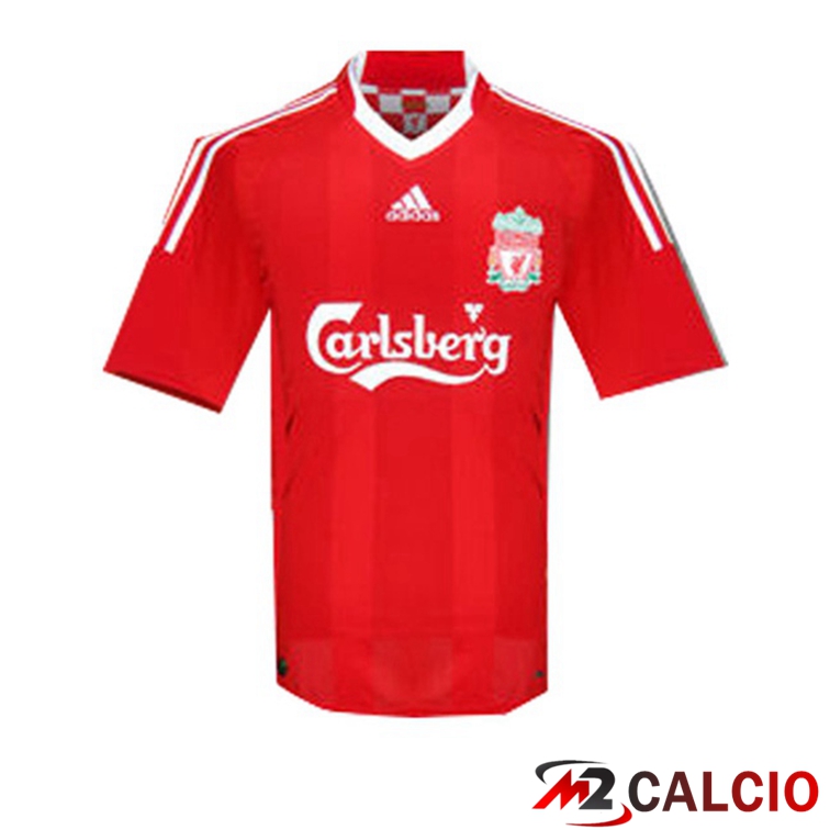Maglie Calcio Personalizzate,Tute Calcio Squadre,Maglia Nazionale Italiana Calcio | Maglie Calcio FC Liverpool Retro Prima Rosso 2008-2009