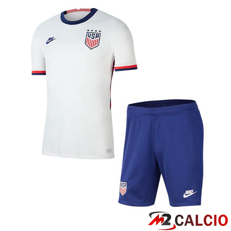 Maglie Calcio Personalizzate,Tute Calcio Squadre,Maglia Nazionale Italiana Calcio | Maglia Nazionale USA Bambino Seconda 2020/2021
