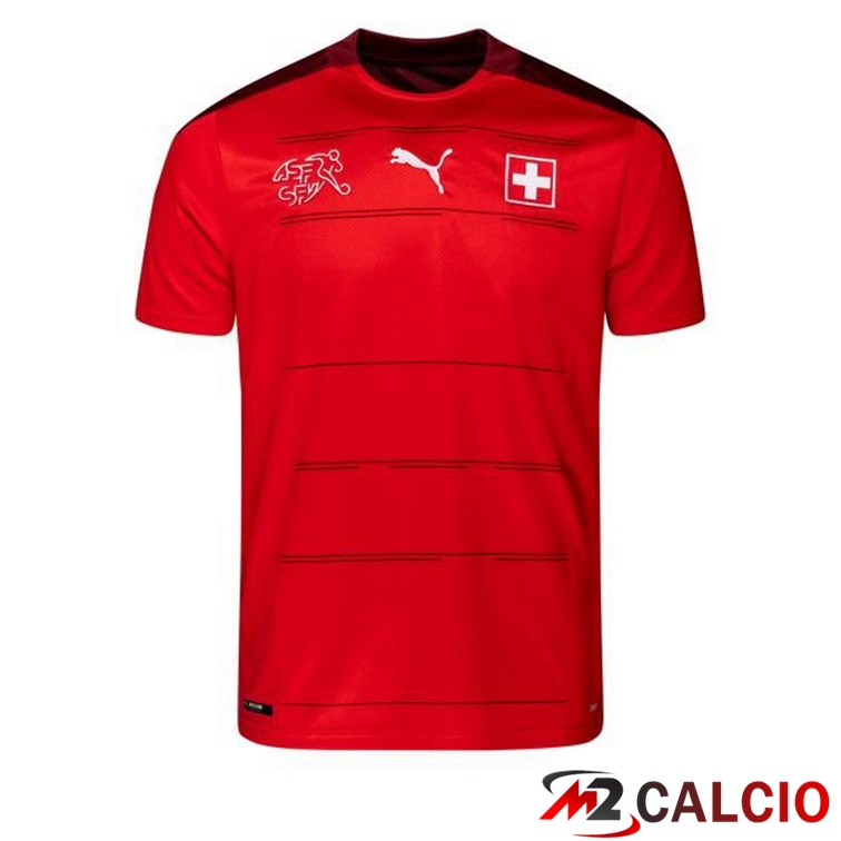 Maglie Calcio Personalizzate,Tute Calcio Squadre,Maglia Nazionale Italiana Calcio | Maglia Nazionale Svizzera Prima 2020/2021