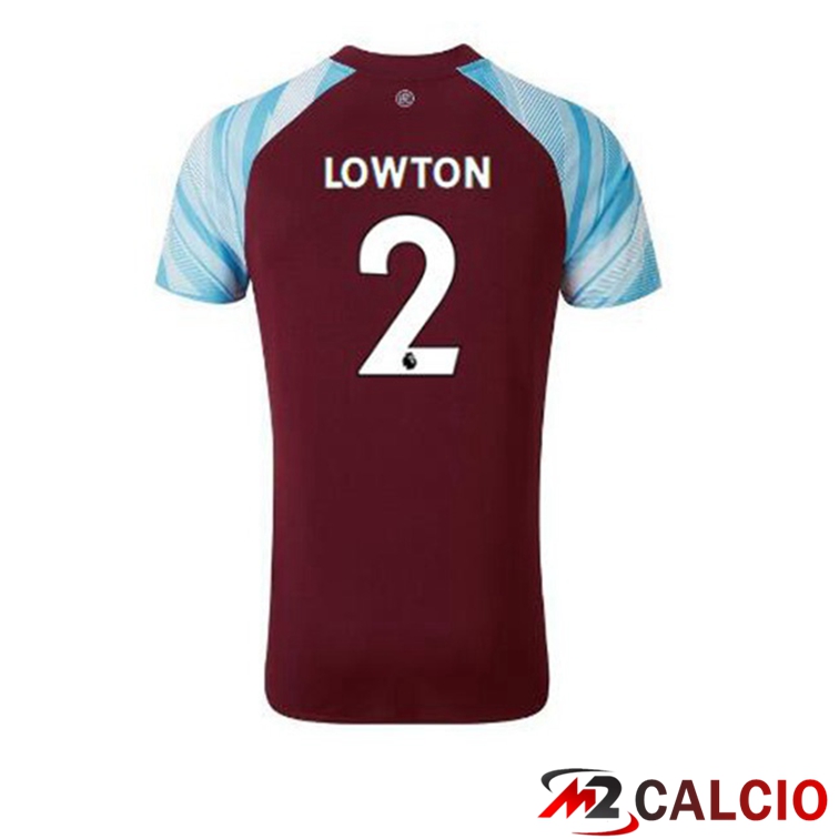 Maglie Calcio Personalizzate,Tute Calcio Squadre,Maglia Nazionale Italiana Calcio | Maglia Burnley (LOWTON 2) Prima Marron 2021/22