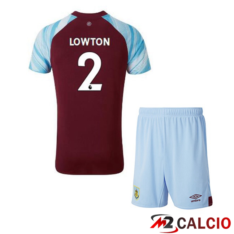 Maglie Calcio Personalizzate,Tute Calcio Squadre,Maglia Nazionale Italiana Calcio | Maglia Burnley (LOWTON 2) Bambino Prima Marron 2021/22