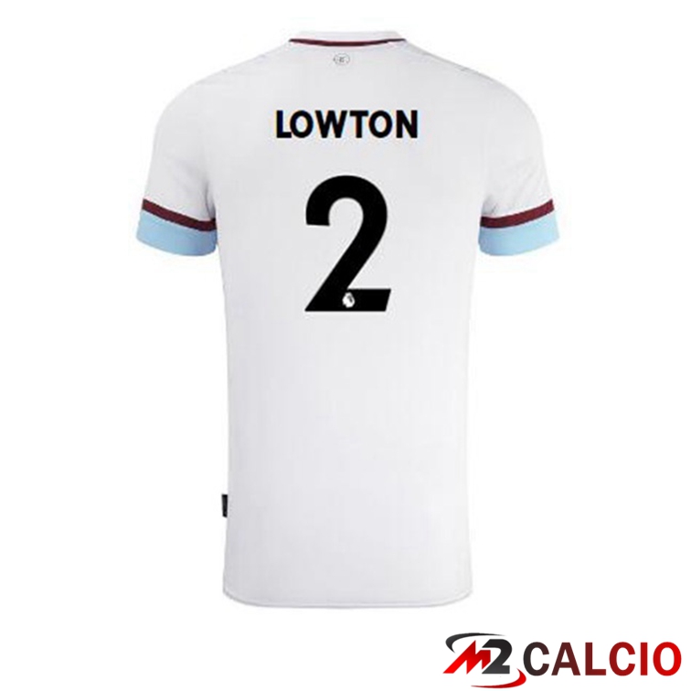 Maglie Calcio Personalizzate,Tute Calcio Squadre,Maglia Nazionale Italiana Calcio | Maglia Burnley (LOWTON 2) Seconda Bianco Marron 2021/22